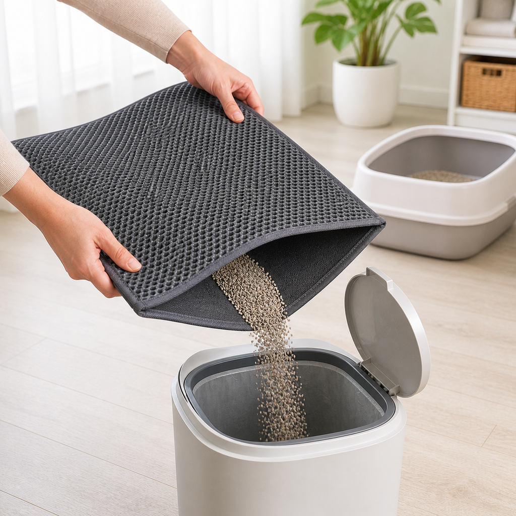 PawLuna CleanStep Cat Litter Mat 60 x 90cm